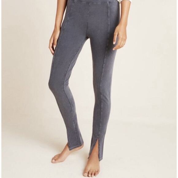 Anthropologie Saturday Sunday Holland Knit Leggings Gray Cozy Soft XS Pants - Picture 1 of 6